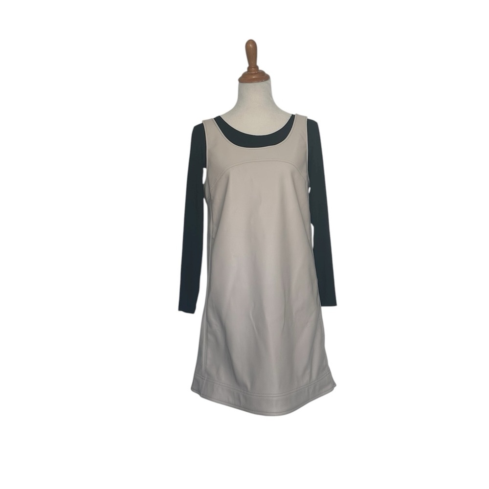 Pilcro Cream and Black Dress
